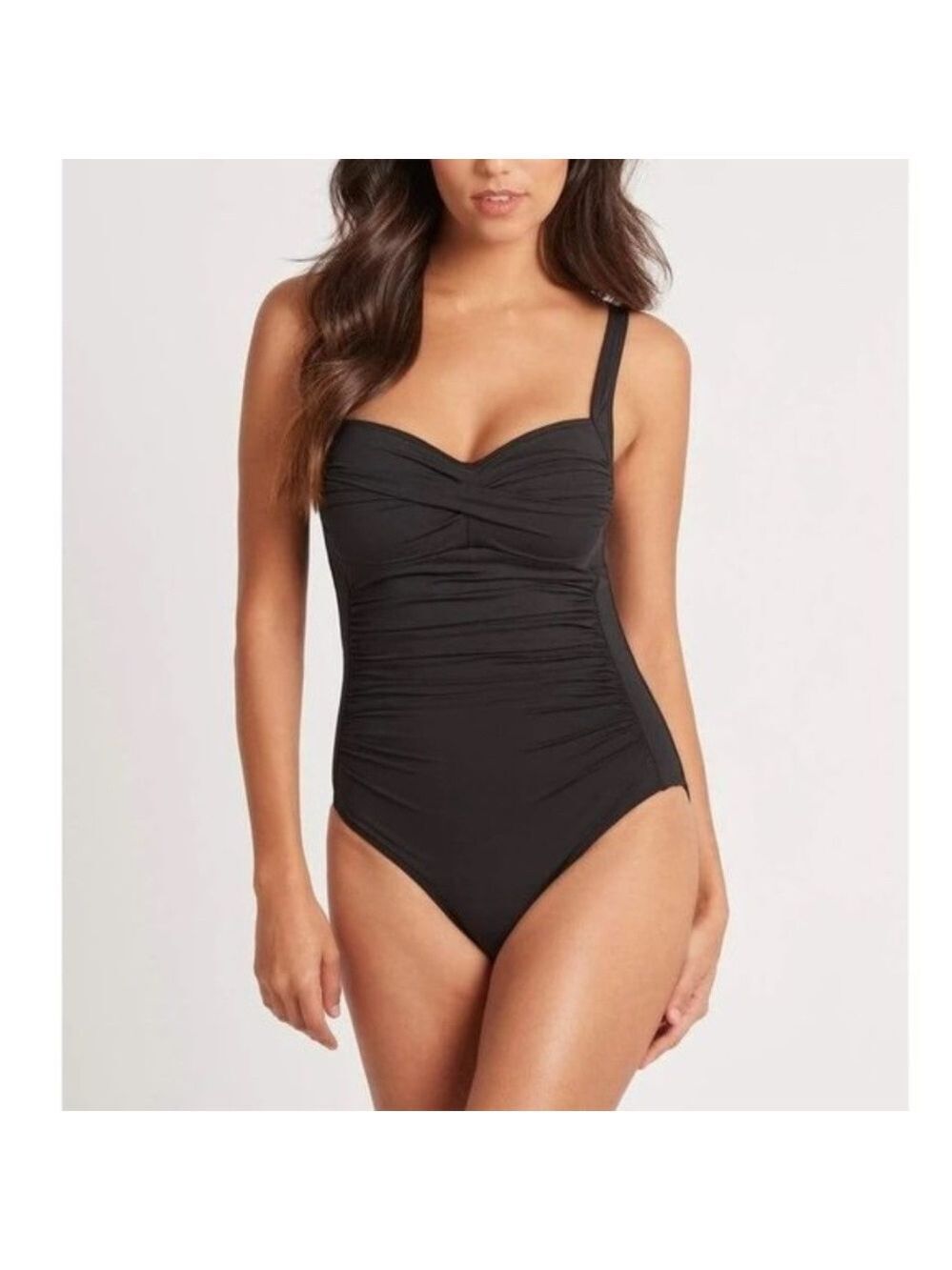 SEA LEVEL Essentials Twist Front Multifit Swimsuit